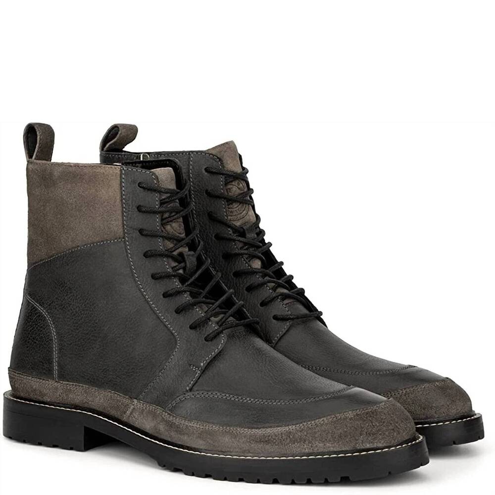NEW RESERVED FOOTWEAR NEW YORK men's zero dress casual boots in black
